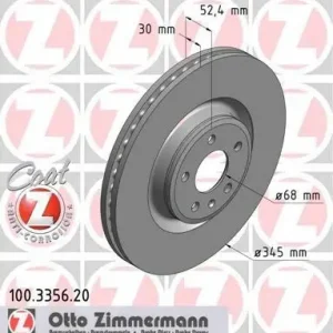 Erbjudande Bromsskiva fram VAG 345mm 1LE/1LA/1LP