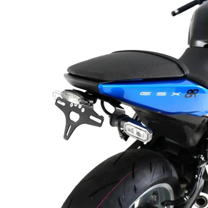 R&G SKYLTHÅLLARE GSX-8S/R 2023-R&G LICENCE PLATE HOLDER BLACK Erbjudande
