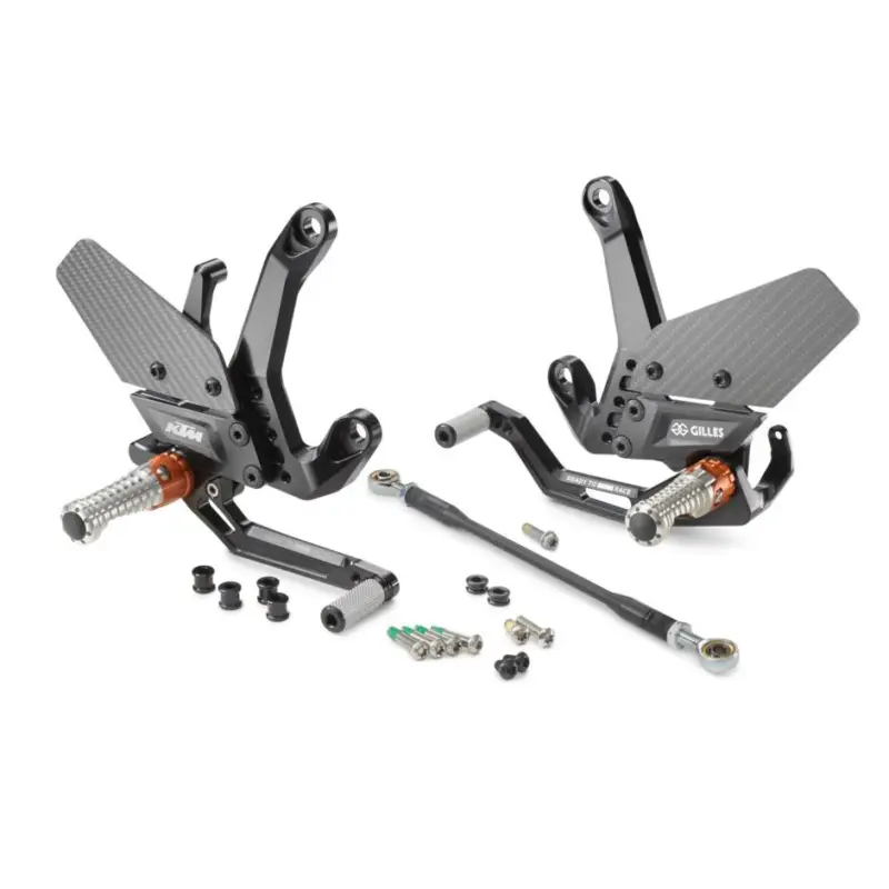 Sänkt pris KTM FACTORY FOTPINNE-SETFactory footpeg system