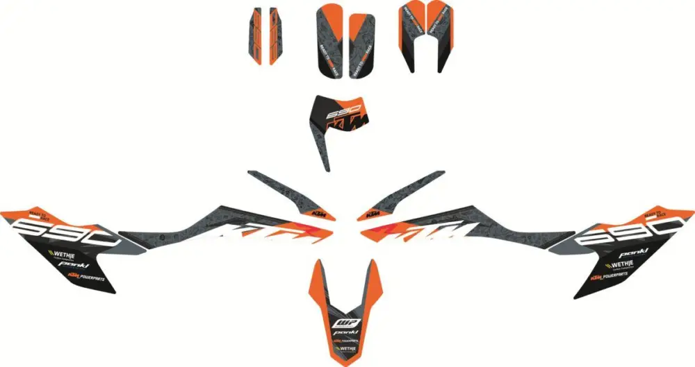 KTM DEKAL-KITGraphics kit Populärt val
