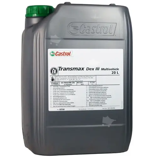 Handla nu Castrol Transmax DEX III Multivehicle 20L