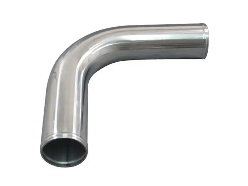 Snabb leverans Aluminiumrör 3" 90° Polerad