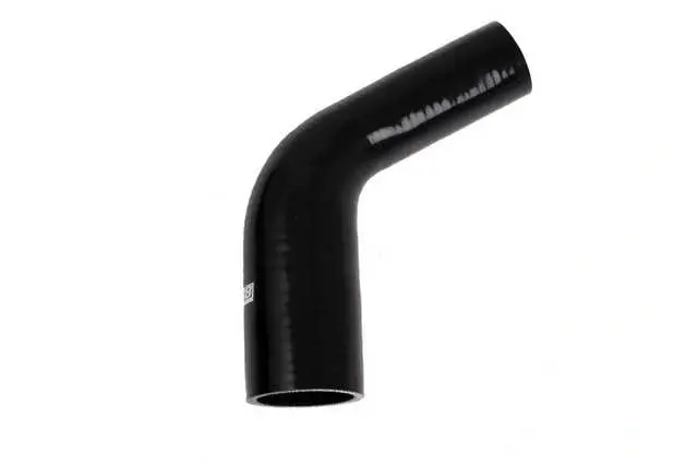 Snabb leverans Silikonslang Svart 60 grader 2,375 - 3,125‘‘ (60 - 80mm)