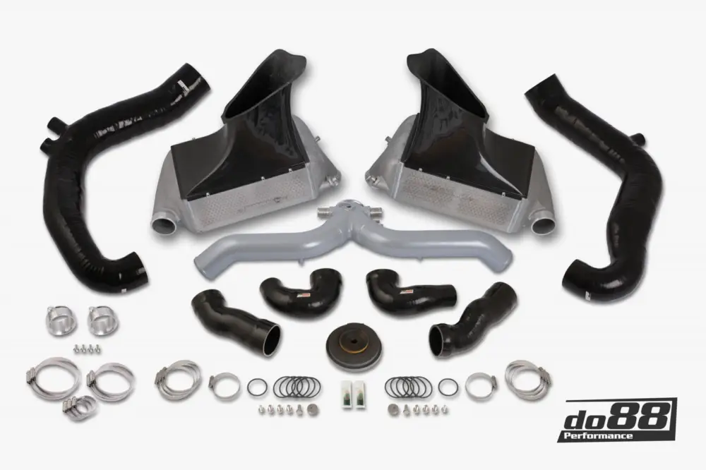 Utförsäljning Porsche 911 Turbo (997.2) Intercooler Kit Silver Rör
