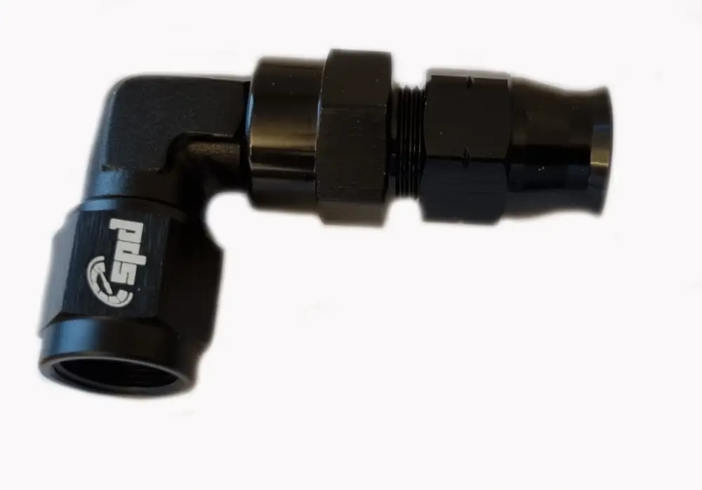 AN8 - 1/2" alurör hona - 90° Nyhet