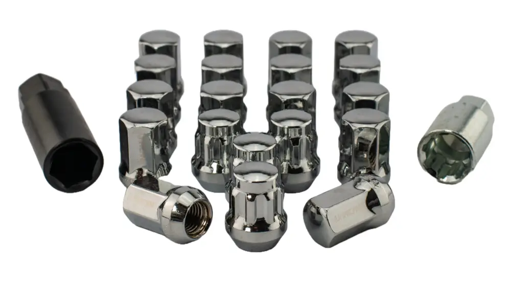 Nedsatt pris Hjulmutter Kit Stål Silver M12x1,5 (32mm)