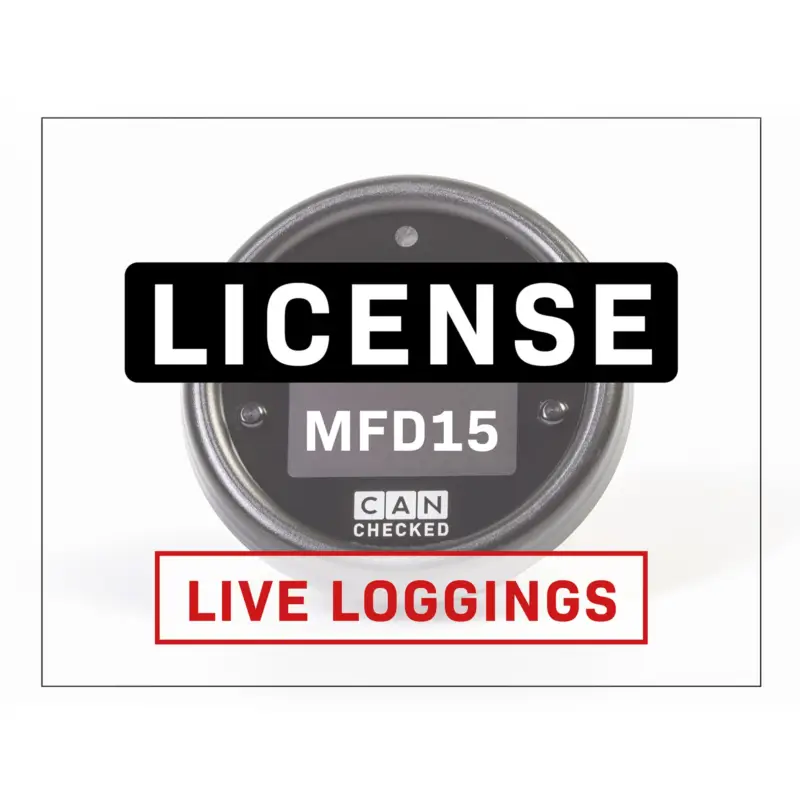 Endast idag License - MFD15 Live Logging