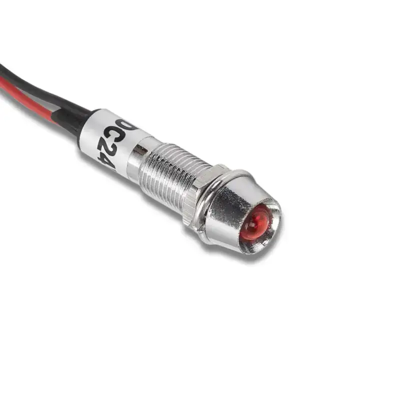 Grön Led lampa 8mm Expressleverans