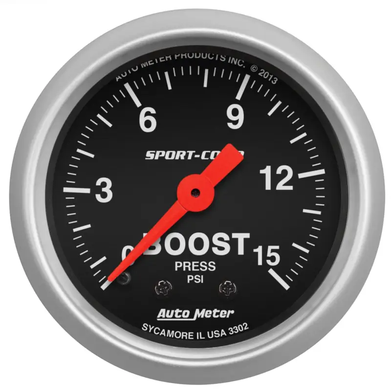 2-1/16" Laddtryck, 0-15 PSI, SPORT-COMP Erbjudandepris