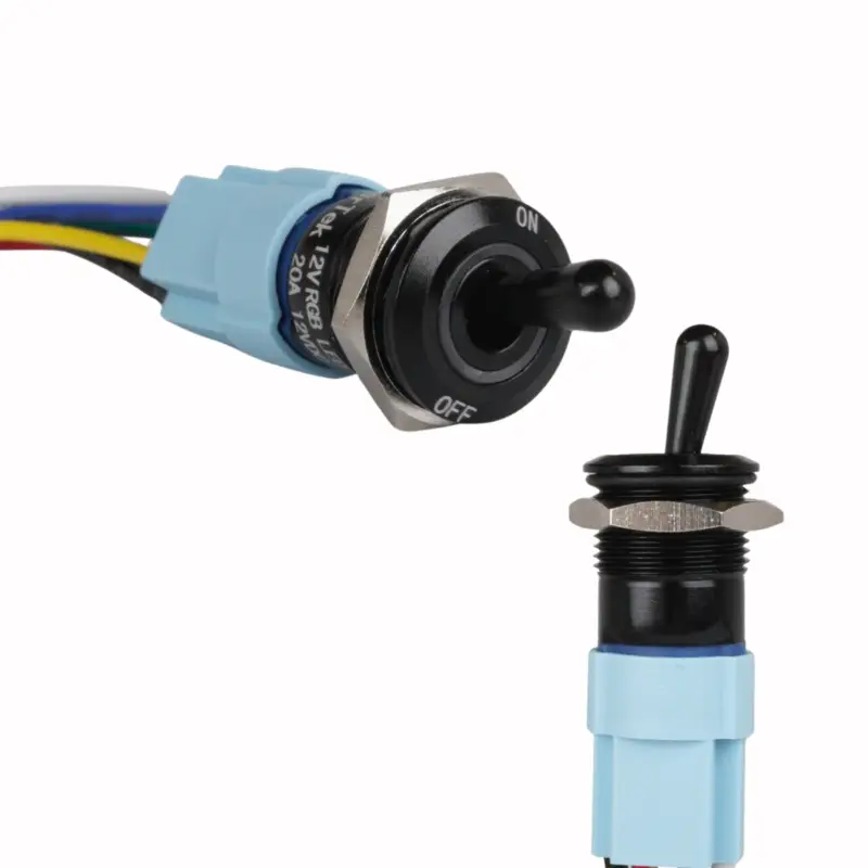 Kampanjpris ON/OFF Switch Svart (RGB) - 16MM