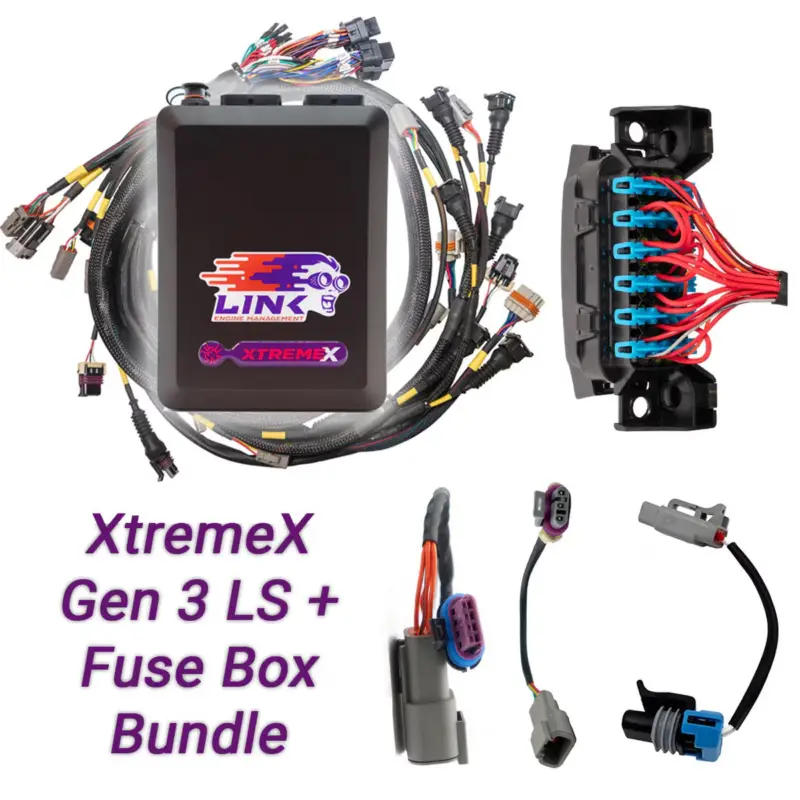 LINK - Gen3 LS Drive-By-Wire Bundle G4X XtremeX ECU + LS Engine Harness + Fuse Box bundle Handla nu