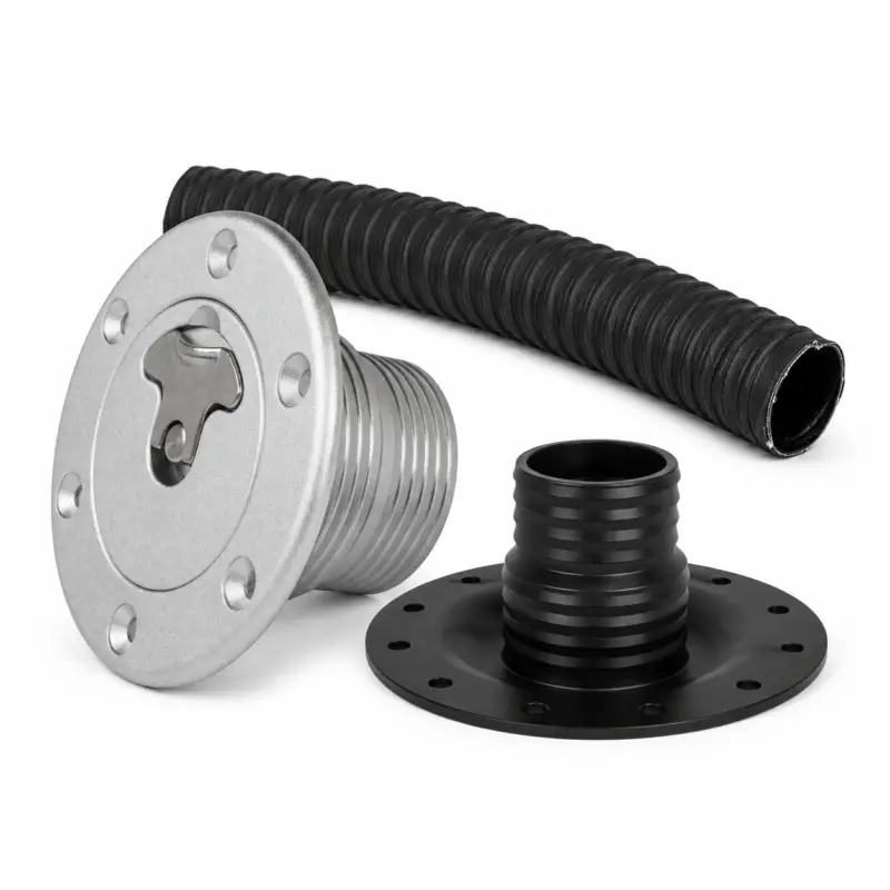 Premium Bränslepåfyllning KIT 57mm Svart