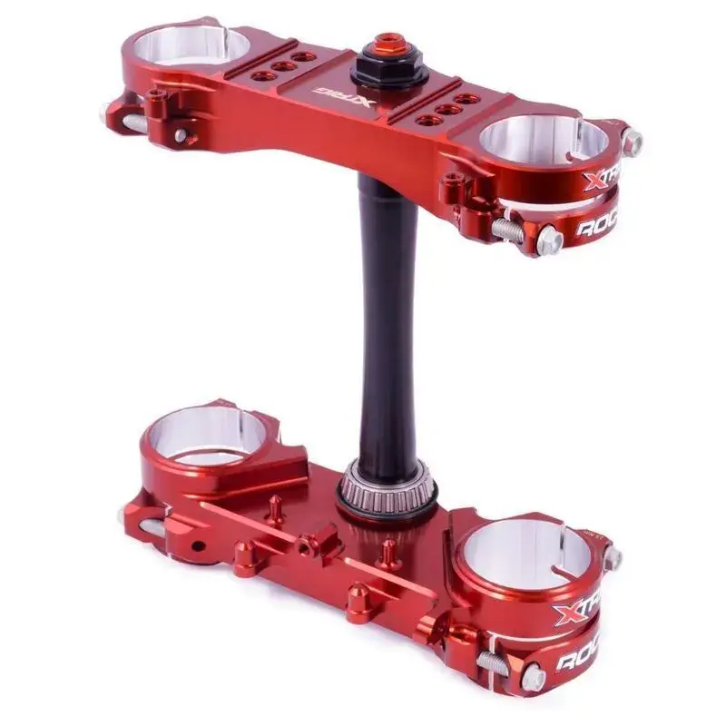 X-trig ROCS Pro Styrkrona Offset 22mm Honda 250-450cc 2023 RÖD Begränsat antal