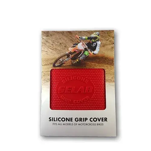 Outlet SELAB Silocone Grip Röd (Honda, GasGas)