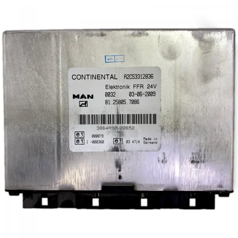 81258057086 Styrblock, FFR MAN 81.25805-7086 81258057078 81.25805-7078 - CONTINENTAL ELEKTRONIK Billig