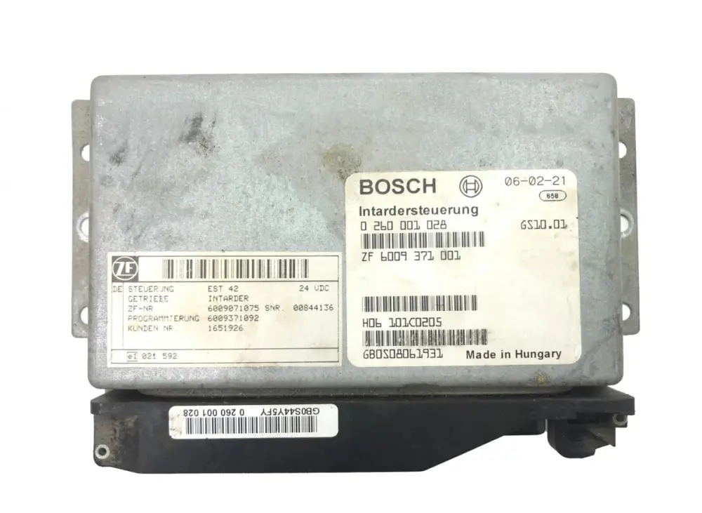 Populär 1651926 Styrblock, retarder BOVA Futura FHD, FLD (1982-) BOSCH