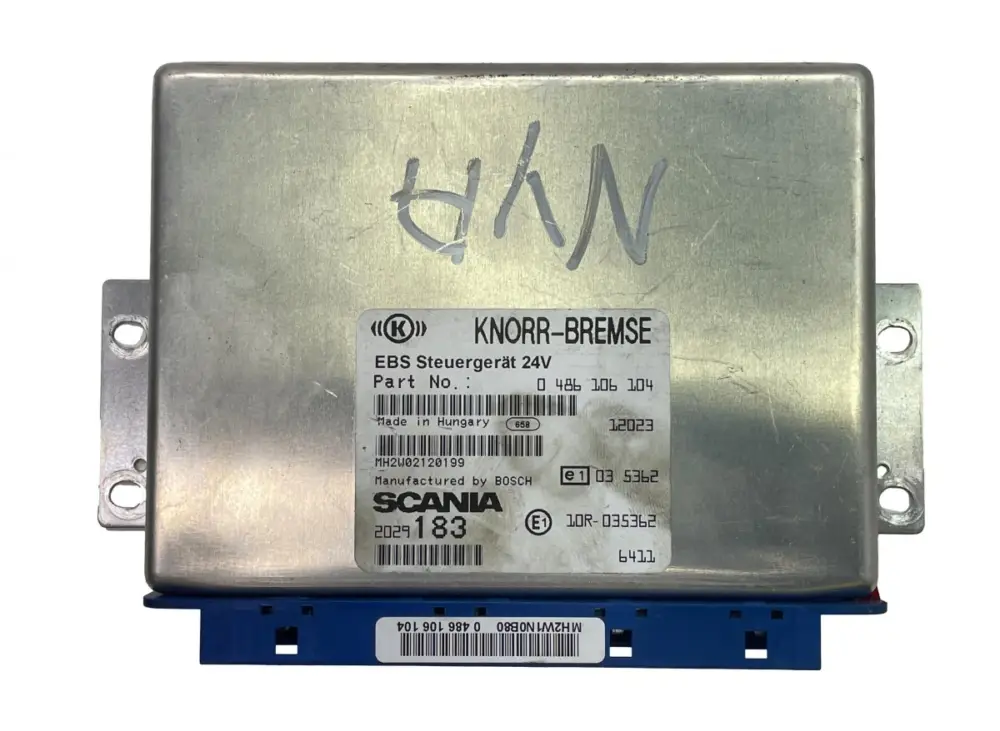 Billig 0486106104 Styrblock, EBS EBS Control Unit SCANIA 1944770 1888379 2029183 1936733 3241708 K-Series (2016-) KNORR-BREMSE